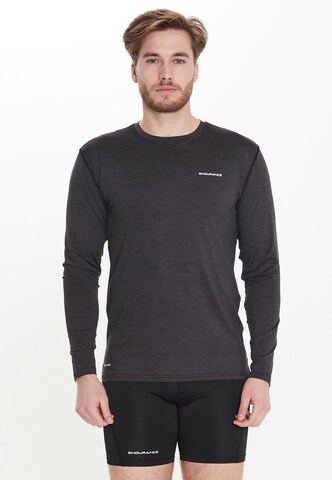 ENDURANCE Performance Shirt 'Mell' in Black: front