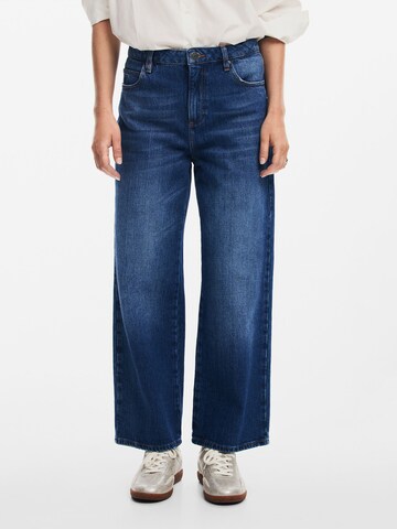 Wide Leg Jean Desigual en bleu : devant
