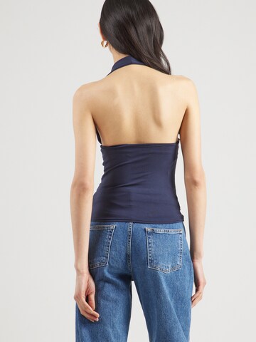 WEEKDAY Top 'Aline' in Blau