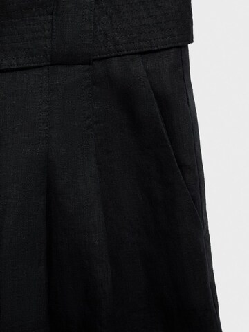 MANGO Loosefit Shorts 'Samari' in Schwarz