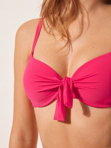 CALZEDONIA Push-up Bikinitop 'INDONESIA' in Pink