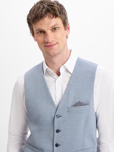 Finshley & Harding Anzugweste 'Max' in taubenblau, Produktansicht