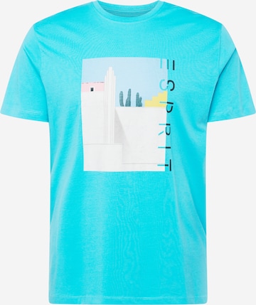 T-Shirt ESPRIT en bleu : devant