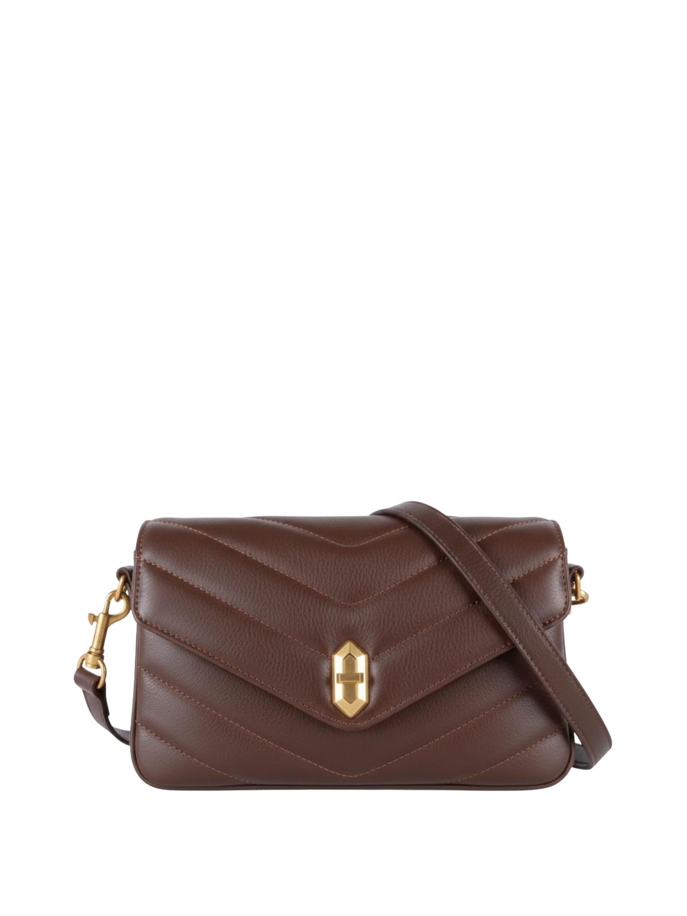 LANCASTER Paris Umhängetasche 'Trotteur Matelassé' in Braun: Vorderseite