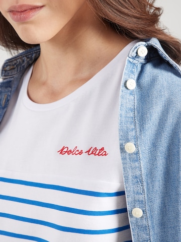 PIECES Tričko 'PCAMIA' – bílá