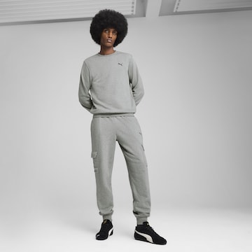 PUMA Tapered Sports trousers 'Essentials' in Grey