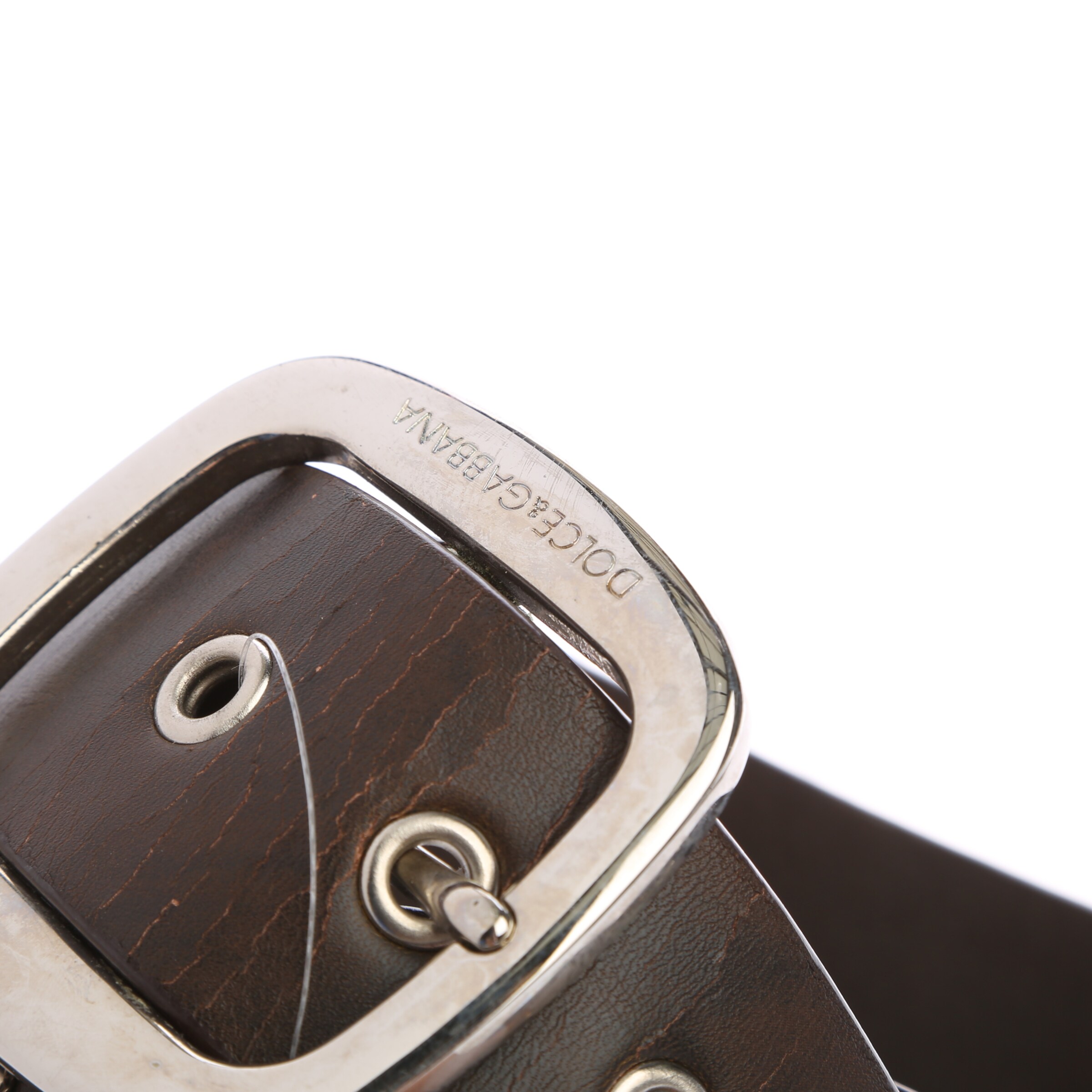 DOLCE & GABBANA Belt in XXL in Brown