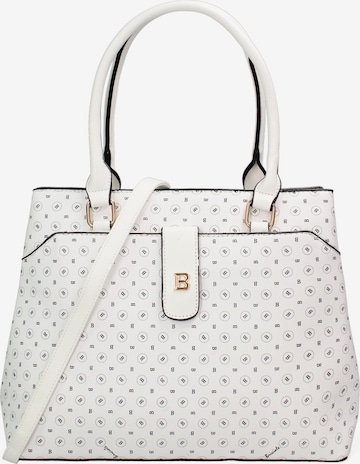 Briciole Shoulder Bag in White: front