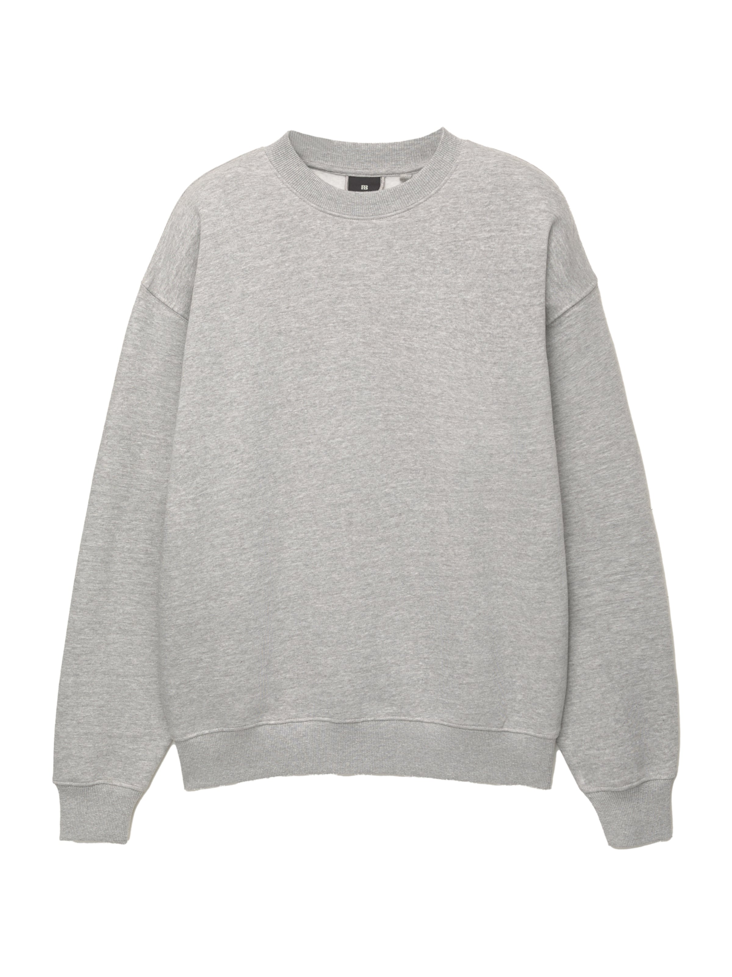 Pull&Bear Sweatshirt in Grey: front