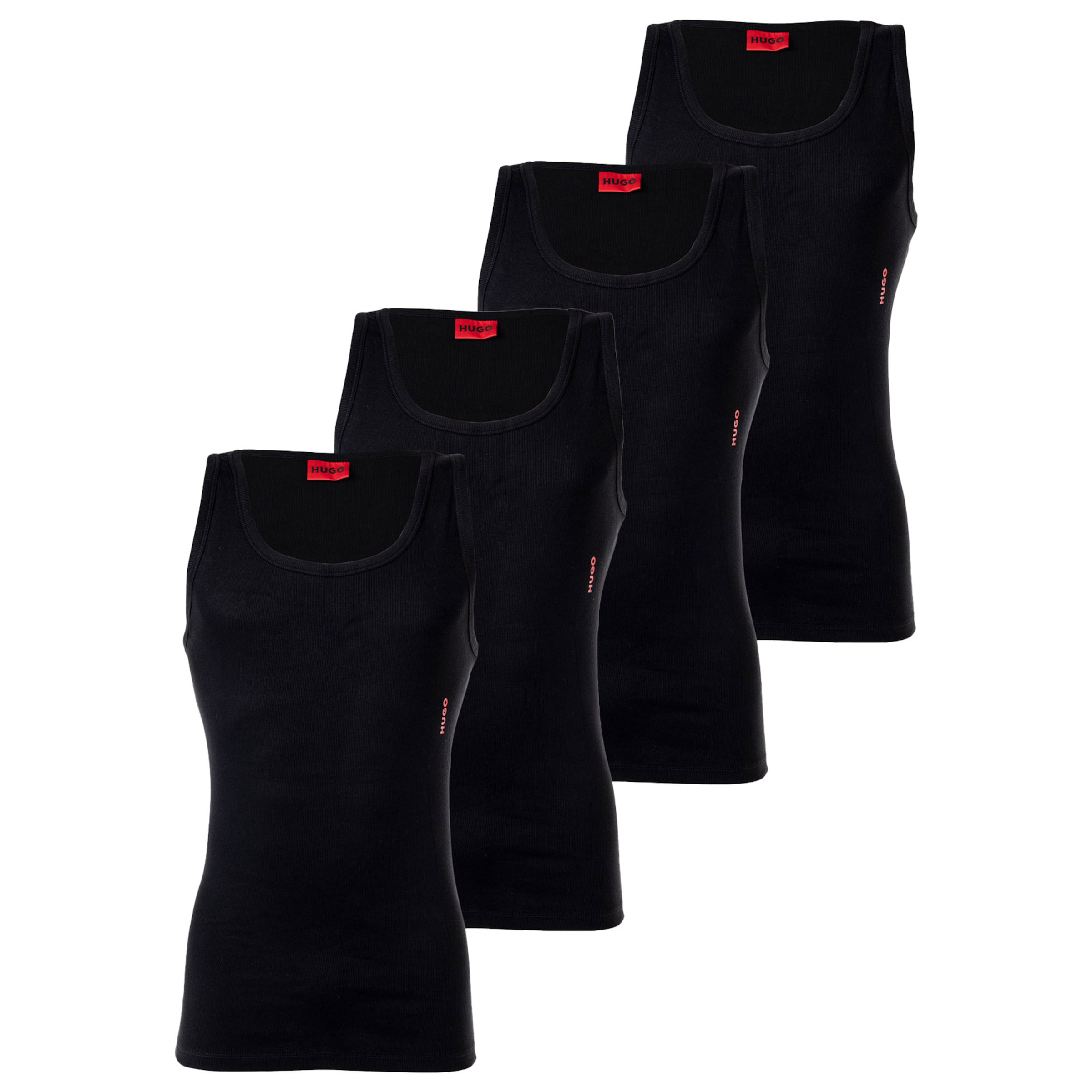 HUGO Undershirt in Black: front