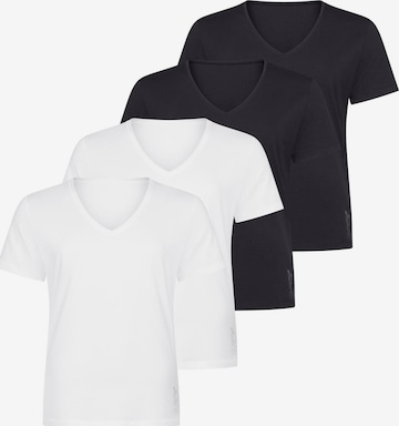 SLOGGI Undershirt 'SLG Base' in Black: front