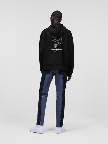 Karl Lagerfeld Sweatshirt ' Ikonik' in Schwarz