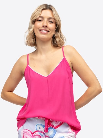 Cyberjammies Schlaftop 'Chloe' in Pink: Vorderseite