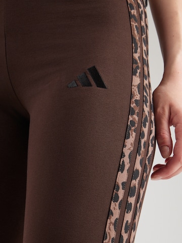 ADIDAS SPORTSWEAR Скинни Спортивные штаны в Коричневый