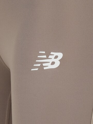 new balance Skinny Workout Pants 'WP51185' in Grey