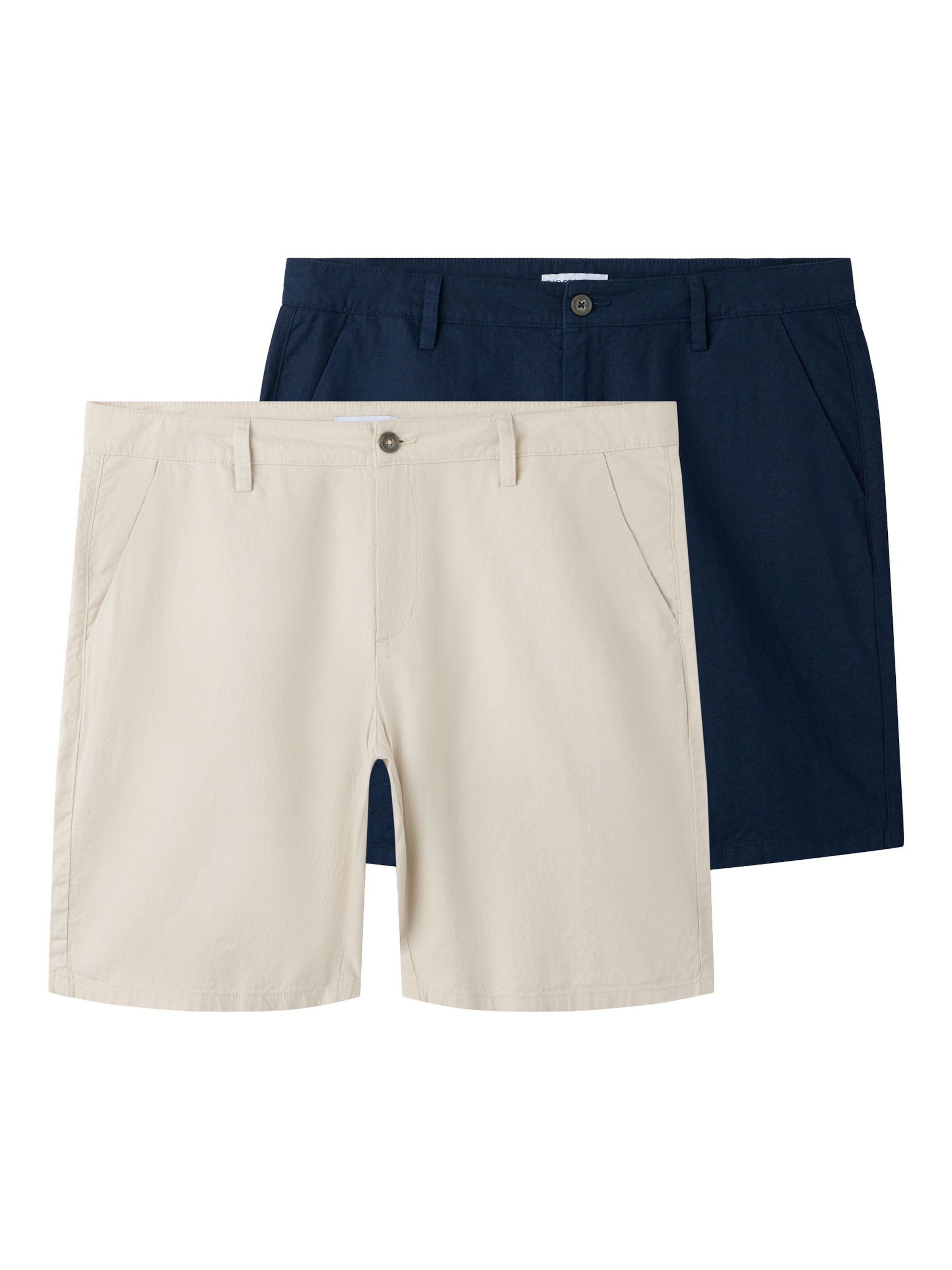 TWO SOON regular Bukser i blå: forside