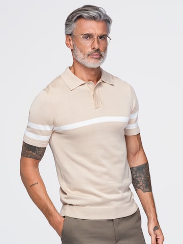 Ombre Shirt in Beige