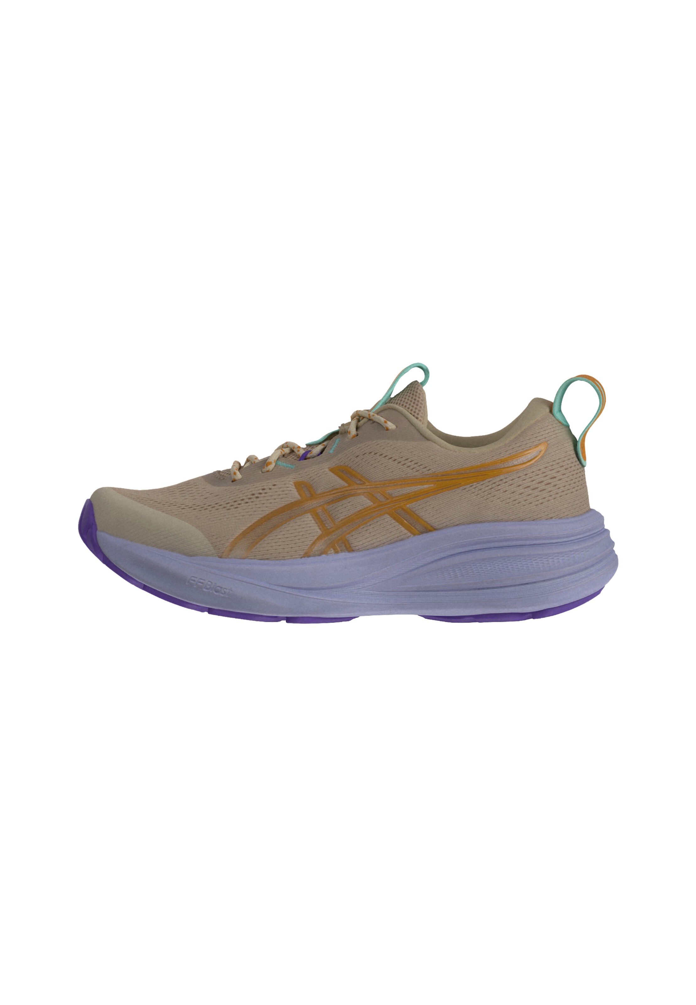 ASICS Loopschoen 'GEL-PULSE 17' in 35,5 in de kleur Beige / Turquoise / Safraan / Taupe, Productweergave