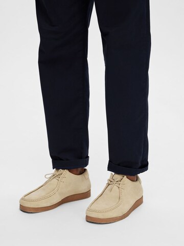 SELECTED HOMME Mokassin i beige: forside