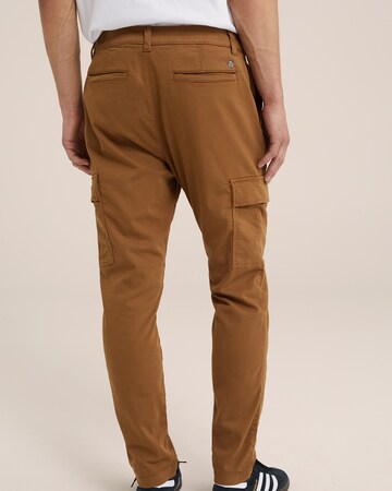 WE Fashion Tapered Παντελόνι cargo σε καφέ