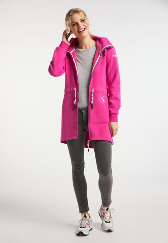 Schmuddelwedda Zip-Up Hoodie in Pink