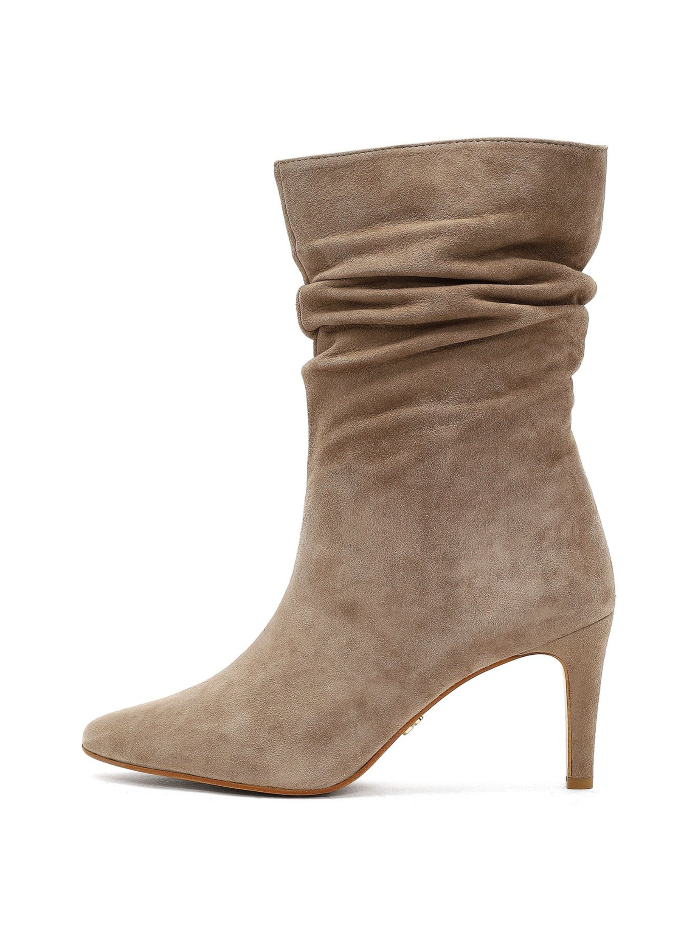 Derimod Bottines en beige, Vue avec produit