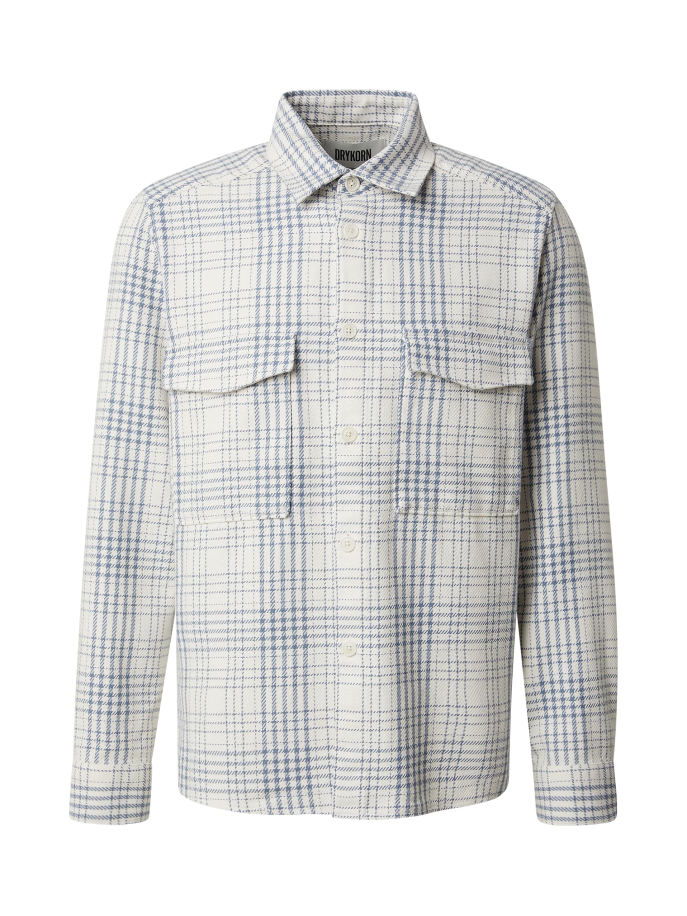 DRYKORN Regular Fit Hemd 'GUNRAY' in Blau: Vorderseite