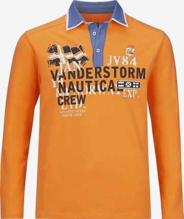 Sweat-shirt ' Bente ' Jan Vanderstorm en orange : devant