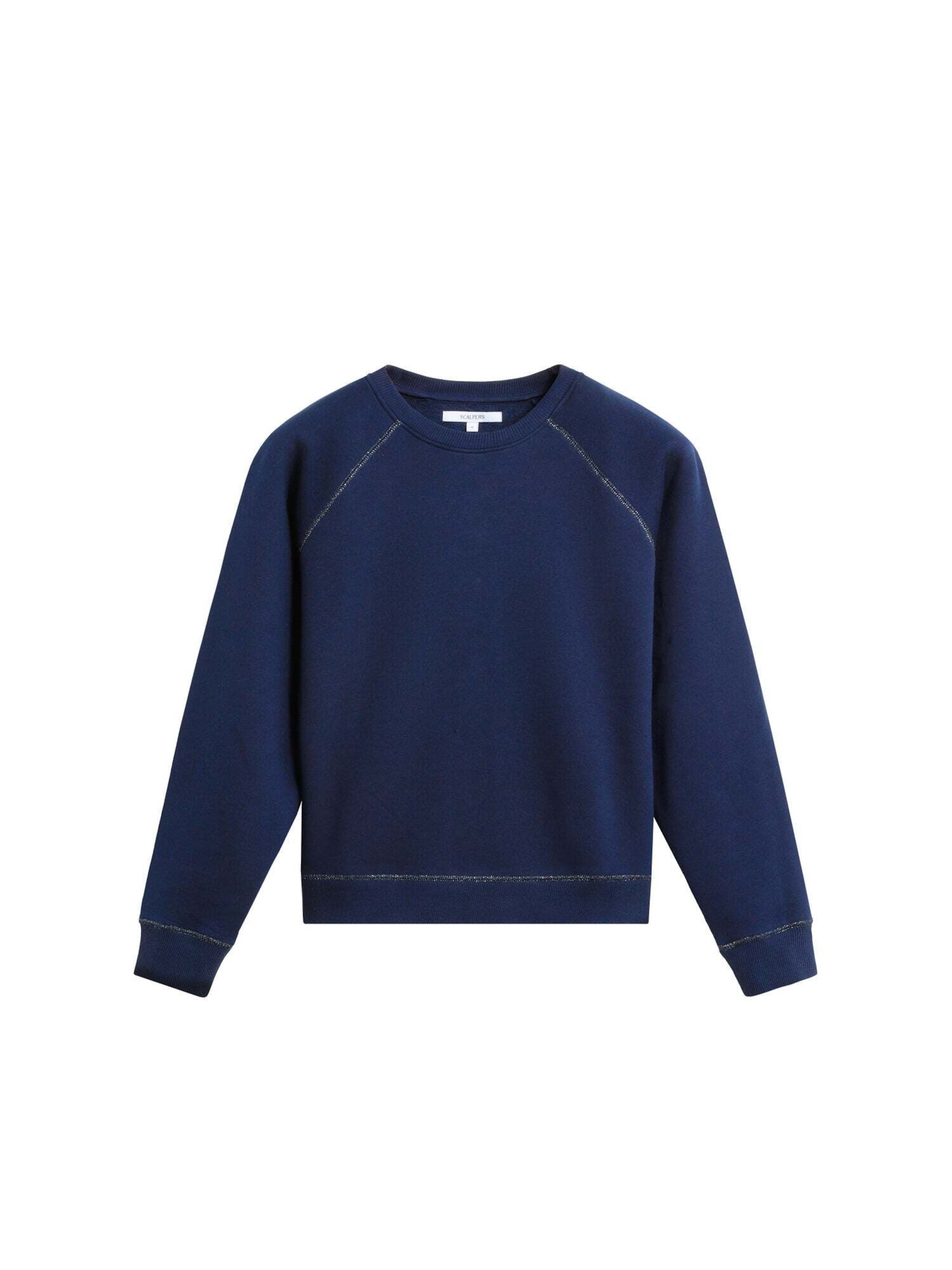 Sweat-shirt Scalpers en bleu : devant