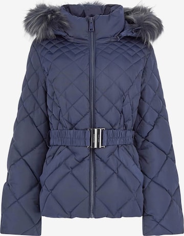 GUESS Winter Jacket in Blue: front