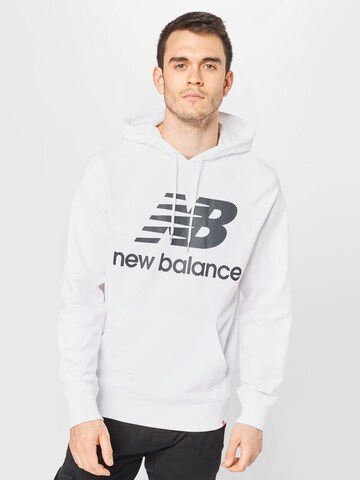 new balance Sweatshirt in Wit: voorkant