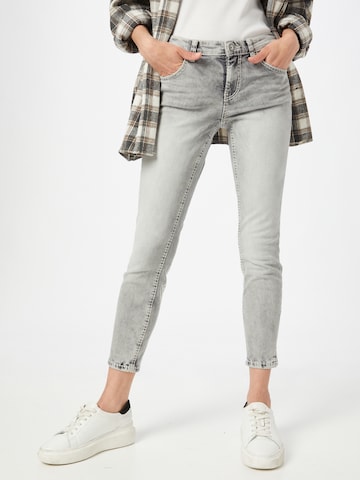 Soccx Jeans MI:RA mit Back Prints in Grau: predná strana