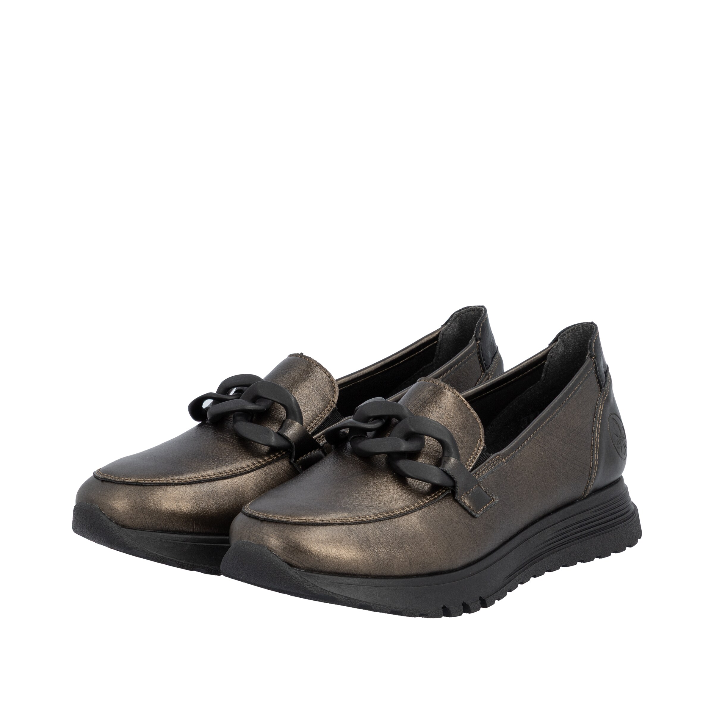 Chaussure basse Rieker en bronze