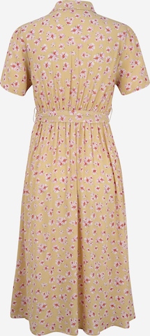 Pieces Petite Sukienka koszulowa 'MILLER' w kolorze beżowy