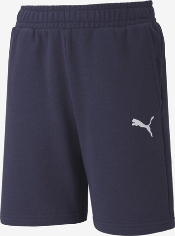 PUMA Regular Pants 'TeamGoal 23' in Blue: front