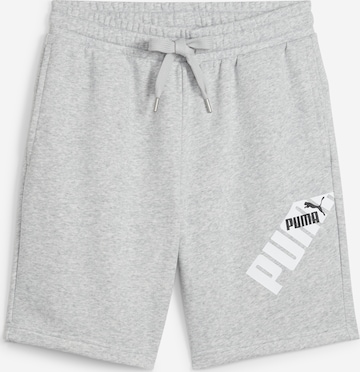 PUMAregular Sportske hlače 'POWER' - siva boja: prednji dio