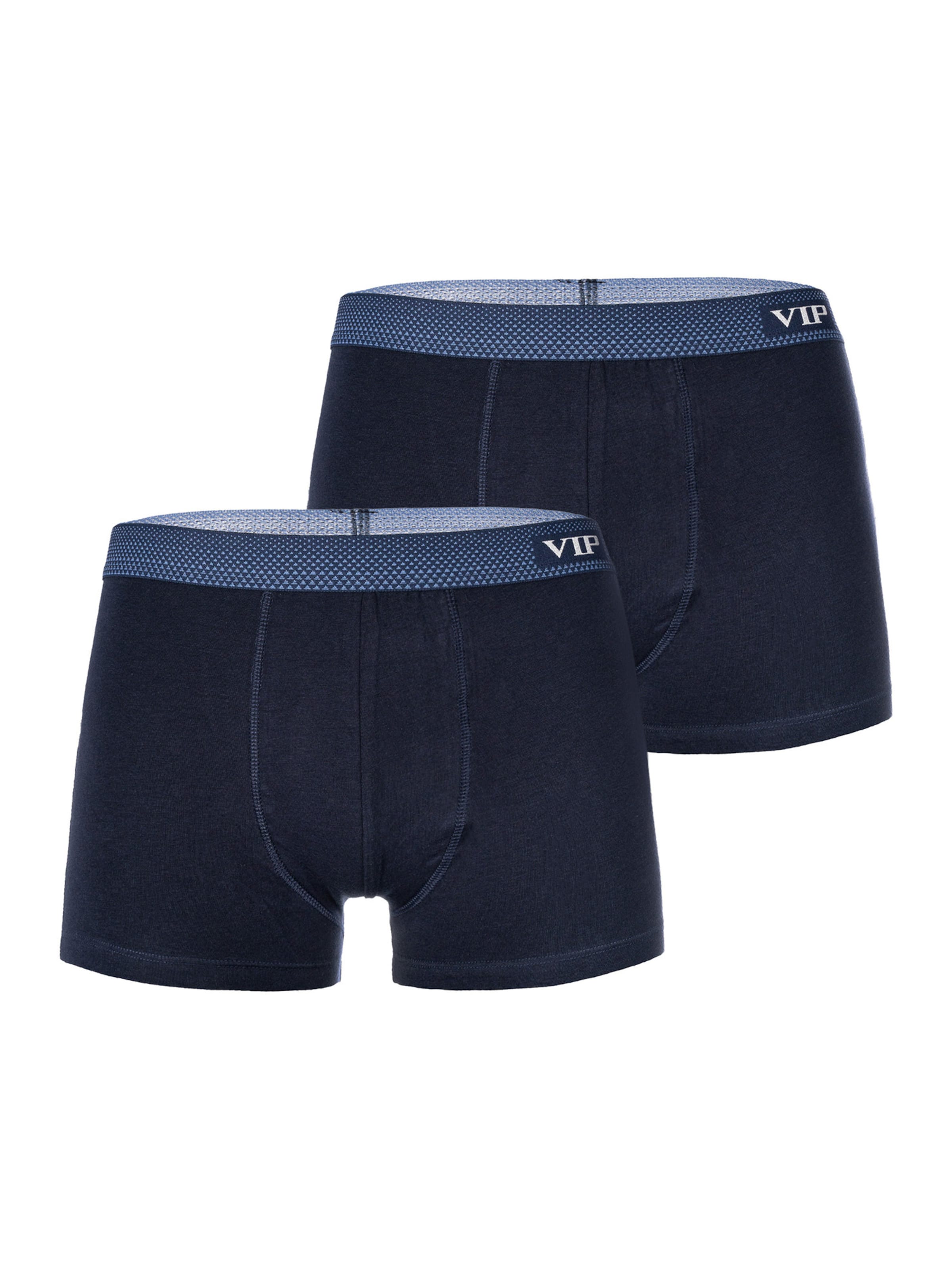 VIP Boxer shorts ' Premium Jersey Stretch ' in Blue: front