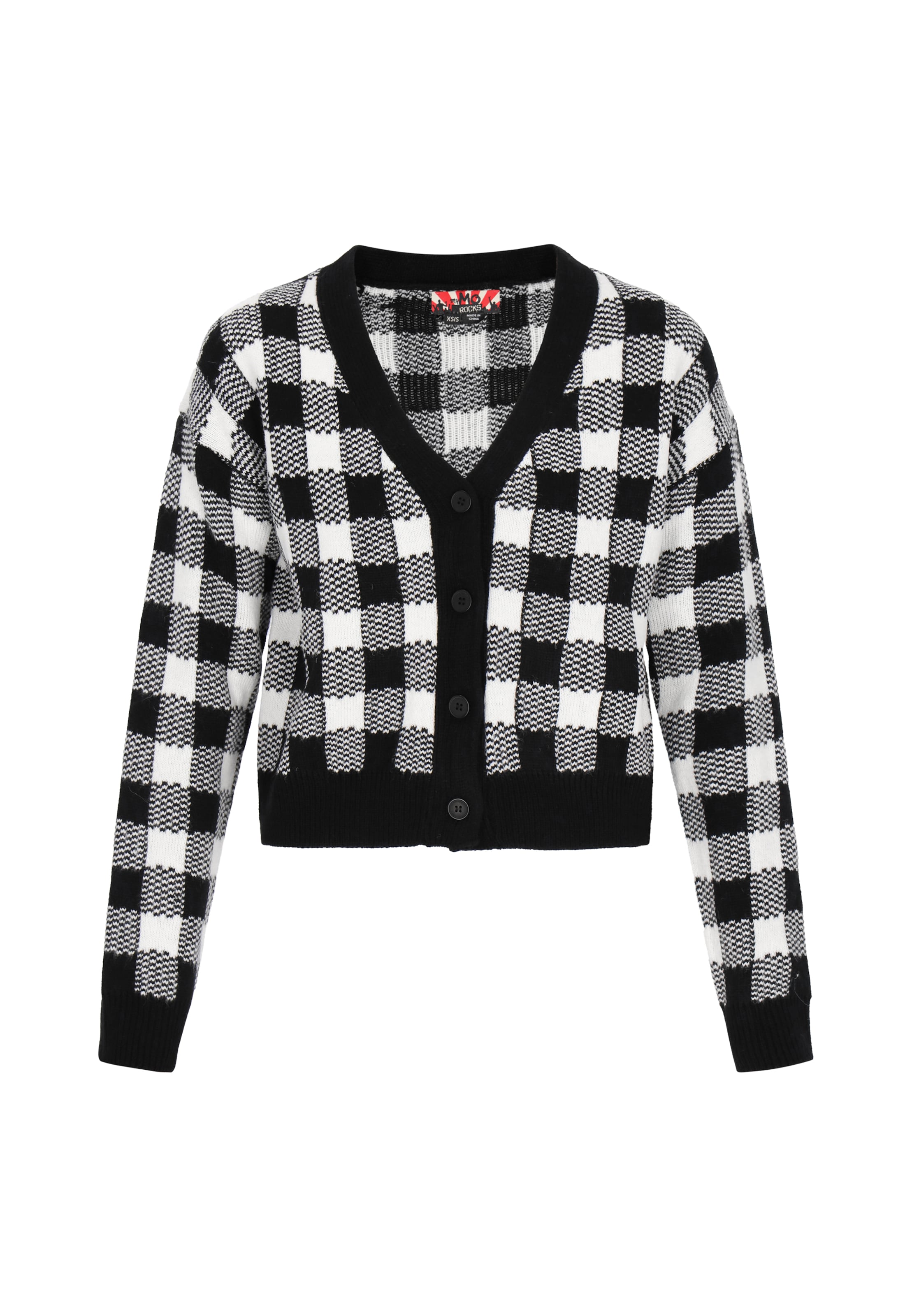 myMo ROCKS Neuletakki värissä musta: etupuoli