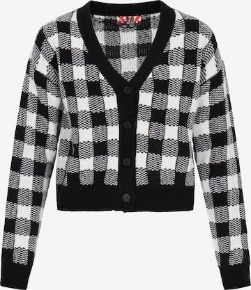 myMo ROCKSKardigan - crna boja: prednji dio