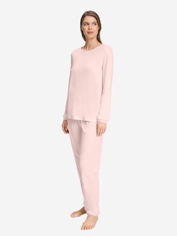 Hanro Pyjama ' Franca ' in Gemengde kleuren: voorkant