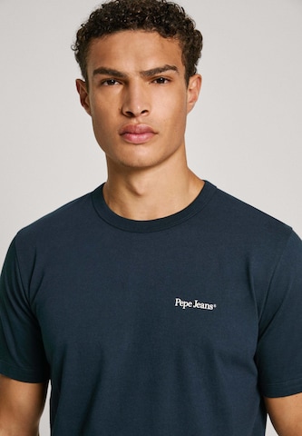 T-Shirt 'Alfie' Pepe Jeans en bleu