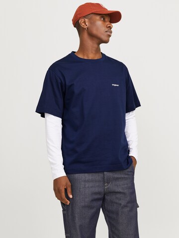 JACK & JONES Shirt 'JORParos Easter' in Blue: front