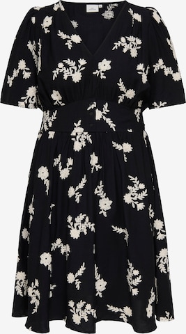 juoda ONLY Carmakoma Palaidinės tipo suknelė 'CARELSI': priekis