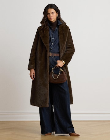 Lauren Ralph Lauren Płaszcz zimowy w kolorze brązowy: przód