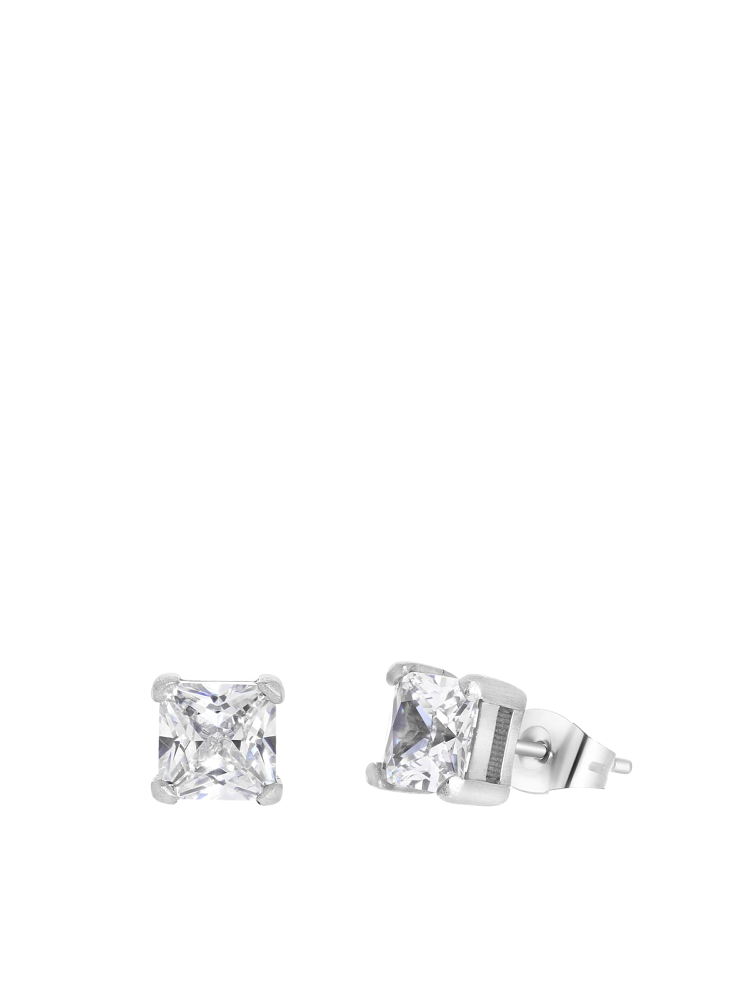 Lucardi Ohrring in Silber: Vorderseite