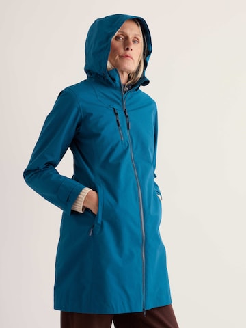 Seasalt Cornwall Between-seasons coat 'Coverack II' in Green: front