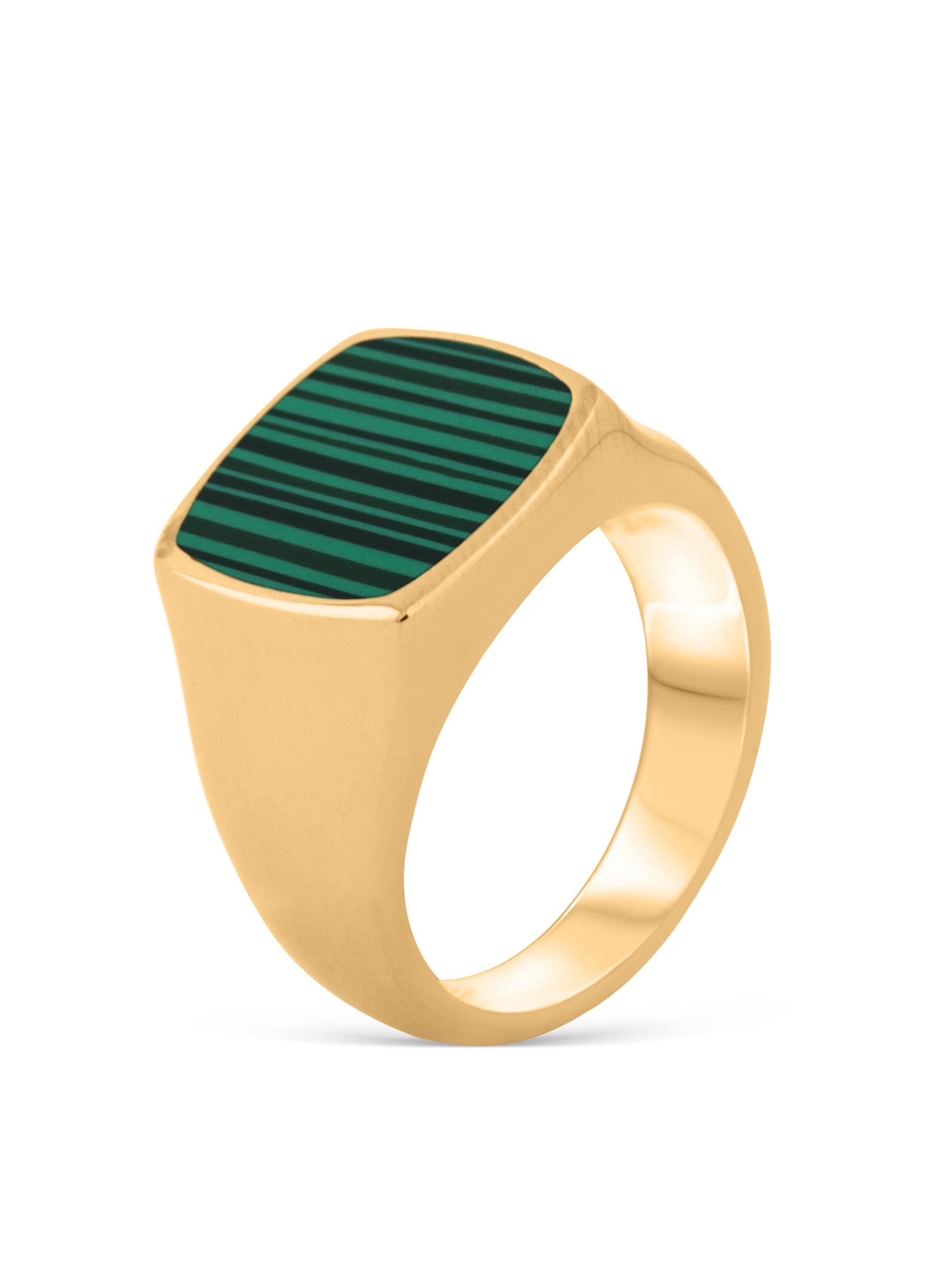 Akitsune Ring 'Opul' in Green