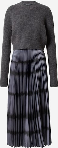 AllSaints Kleid + Pullover 'CURTIS' in Grau: predná strana