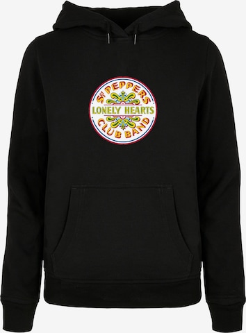 Merchcode Sweatshirt 'Beatles - St Peppers Lonely Hearts' in Zwart: voorkant
