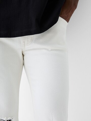 Bershka Skinny Jeans in Weiß